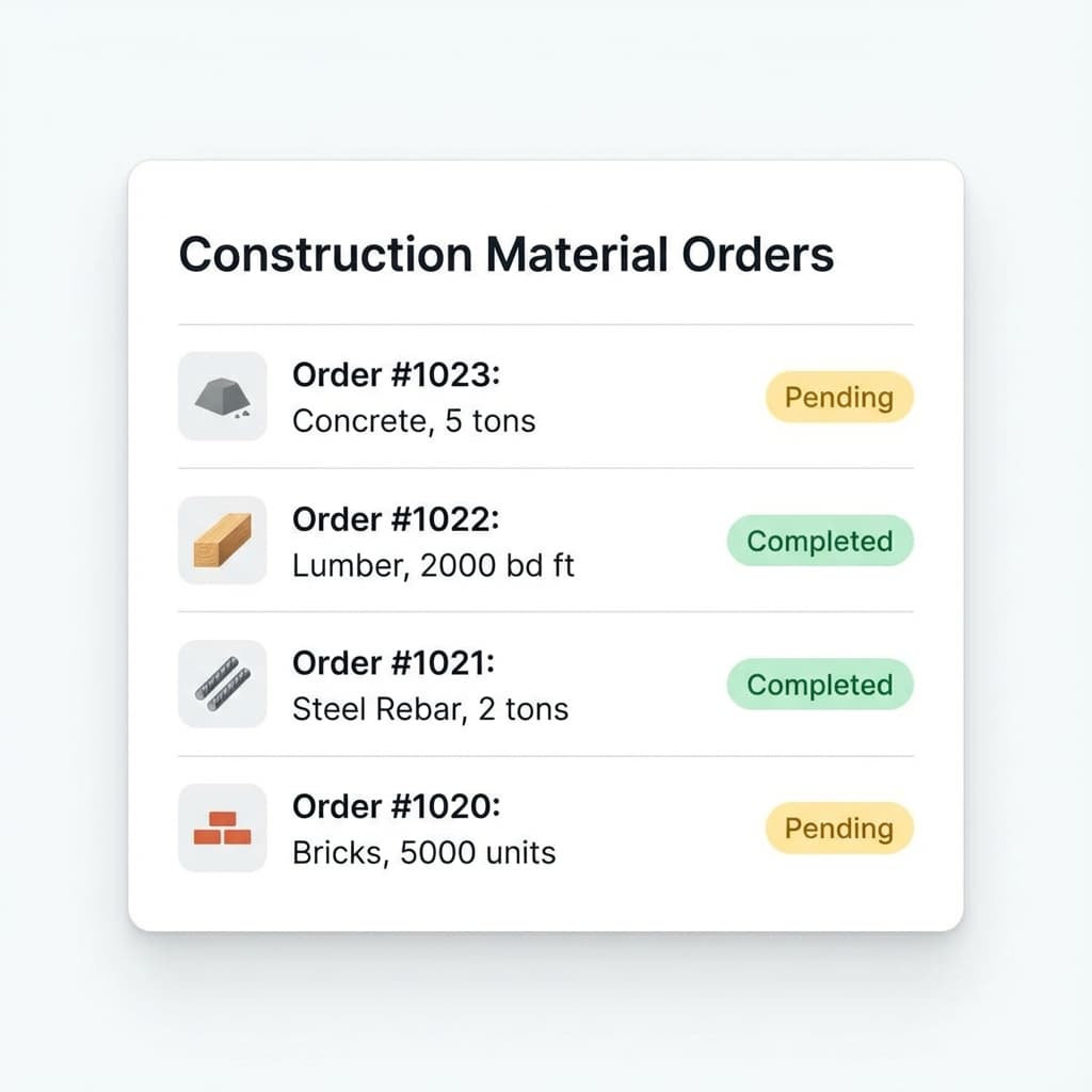 Orders Feature